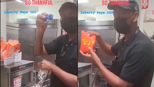 Burger King employee receives just a goodie bag after 27 years of 'perfect attendance'