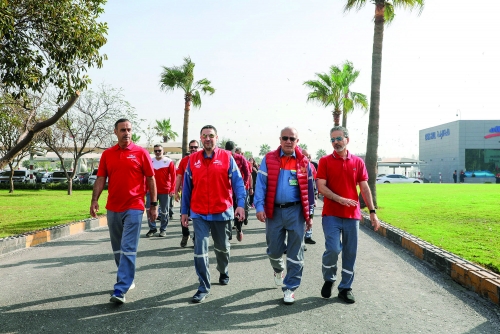Alba Hosts Walkathon in Celebration of Bahrain Sports Day
