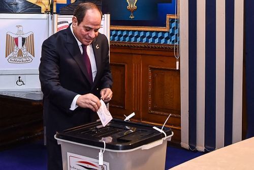 Egypt's President Sisi re-elected with 89.6% of vote Egypt's President Sisi re-elected with 89.6% of vote