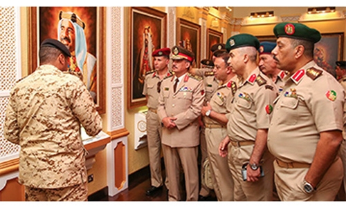 Egyptian military delegation visits BDF Military Museum Egyptian military delegation visits BDF Military Museum