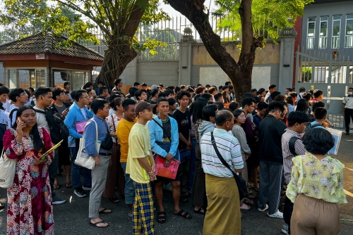 Two killed in crush as hundreds queue for passports in Myanmar