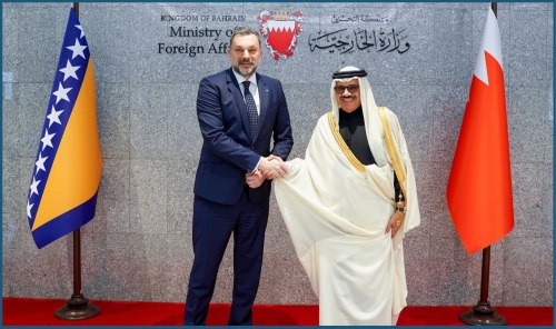 Bahrain and Bosnia Discuss Regional Developments and Gaza Situation