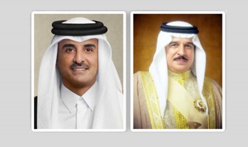 HM King Hamad and HH Sheikh Tamim Discuss Bilateral Ties in Phone Call