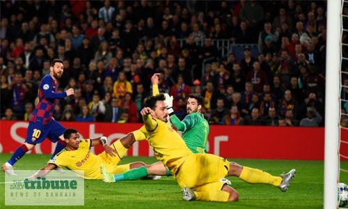 Messi fires Barca into last 16 Messi fires Barca into last 16