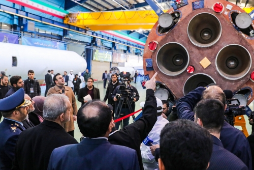 Iran unveils new ballistic missile