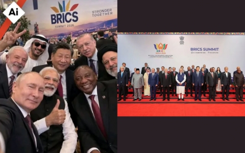 AI-generated image misrepresented as leaders' selfie at BRICS Summit