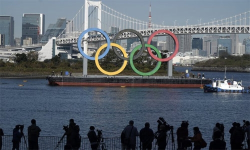 Olympic rings back in Tokyo Bay; a sign of hope in pandemic