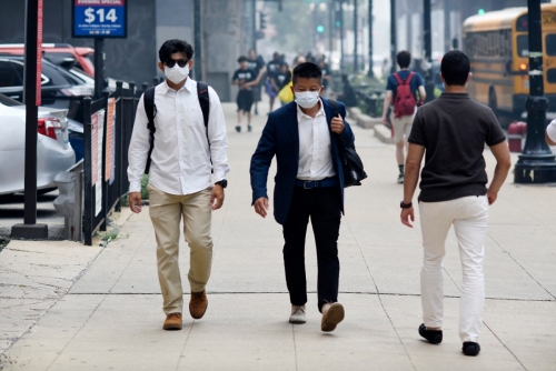 Canadian Wildfire Smoke Triggers Dangerous Air Quality Across US Canadian Wildfire Smoke Triggers Dangerous Air Quality Across US