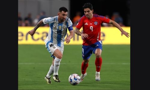 Argentina edge Chile 1-0 to seal Copa America quarter - final place Argentina edge Chile 1-0 to seal Copa America quarter - final place