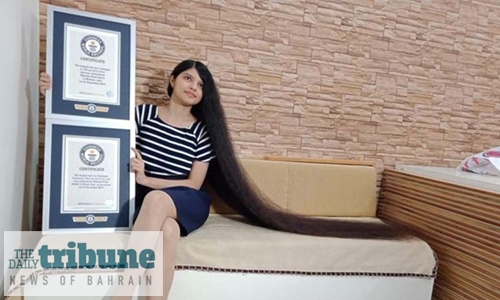 Indian ‘Rapunzel’ remains a cut above with longest teen hair