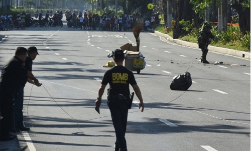 Bomb defused near US embassy in Philippines Bomb defused near US embassy in Philippines