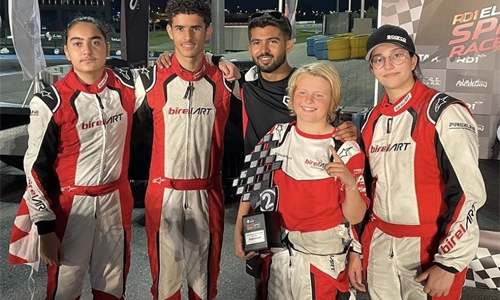 Bahrain's Luca Kane Houghton crowned vice-champion in MENA nations karting