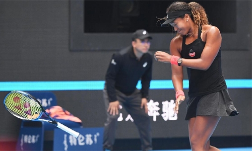 Osaka apologises to beaten Beijing opponent