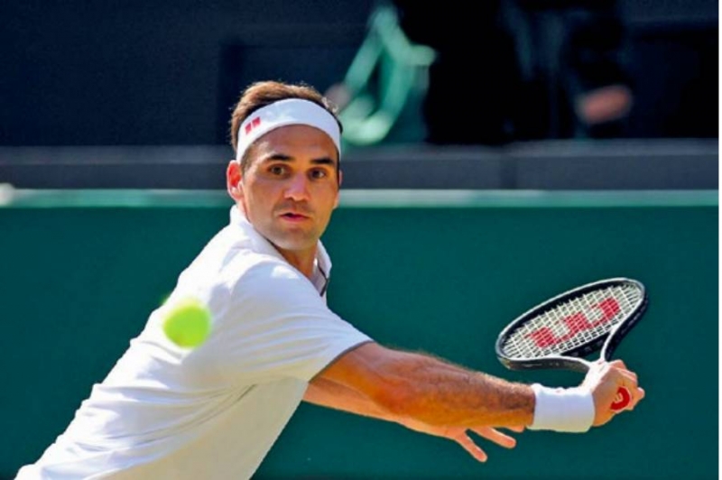 Federer posts new Slam record Federer posts new Slam record