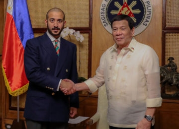 HH Shaikh Khalid meets President of Philippines HH Shaikh Khalid meets President of Philippines