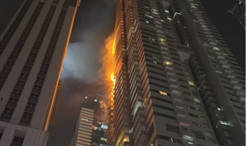 All Residents Safe After Major Fire in Dubai Marina Tower