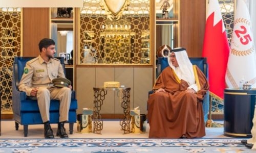 HRH the Crown Prince and Prime Minister congratulates distinguished Sandhurst graduate HRH the Crown Prince and Prime Minister congratulates distinguished Sandhurst graduate