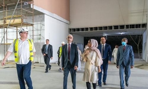 Thumbs up for exhibition centre project progress Thumbs up for exhibition centre project progress