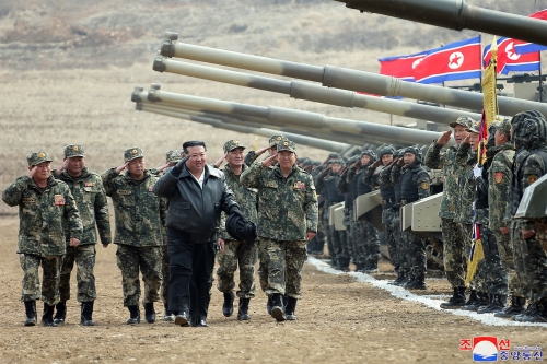 North Korean leader unveils and 'drives' new battle tank