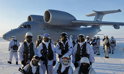 Russia builds massive Arctic military base