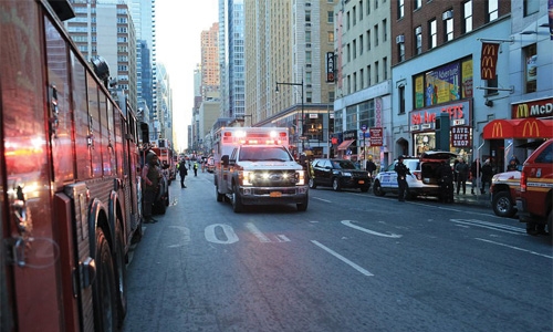 Blast in Times Square Blast in Times Square