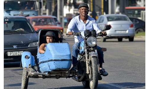 Cuba a thriving hang-out for sidecars