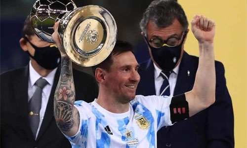 Messi dedicates Copa title to family, country and Maradona