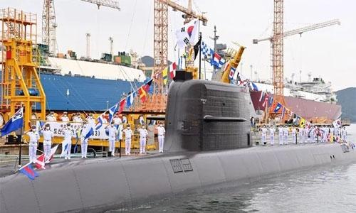 South Korea fires first submarine-launched ballistic missile