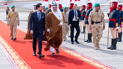 Crown Prince of Jordan Visits Bahrain