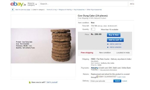 India cow dung patties sell online like hot cakes India cow dung patties sell online like hot cakes