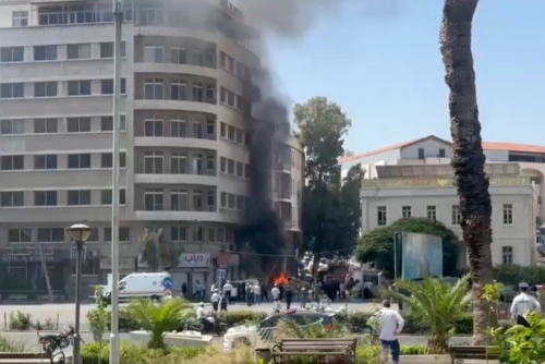 18 Injured in Damascus Blasts During Macron's Visit to Syria 18 Injured in Damascus Blasts During Macron's Visit to Syria
