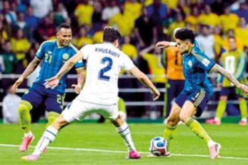 Luis Diaz shines as Colombia beat Uzbekistan in World Cup group game Luis Diaz shines as Colombia beat Uzbekistan in World Cup group game