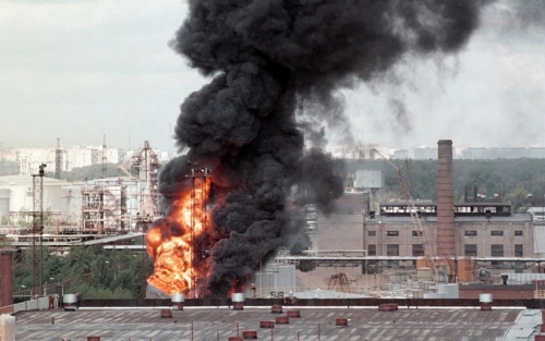 Ukrainian drone attacks hit Russian tanker and oil depot