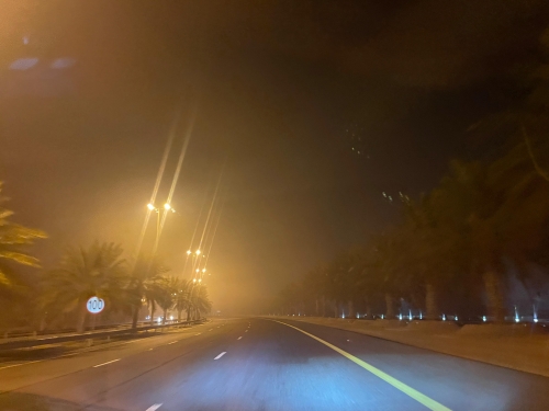 Unusual fog creates captivating landscape in Sakhir but raises safety concerns