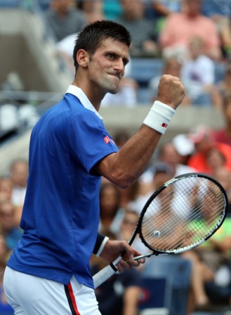 Novak Djokovic into US Open last 16 Novak Djokovic into US Open last 16