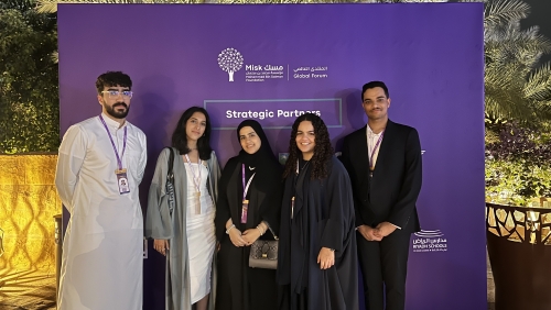 AUBH students shine at MISK Global Forum for second consecutive year