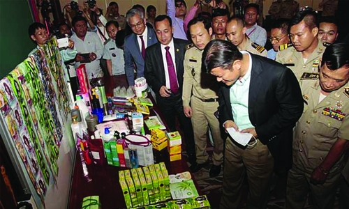 Cambodia seizes 68 tonnes of fake cosmetic products