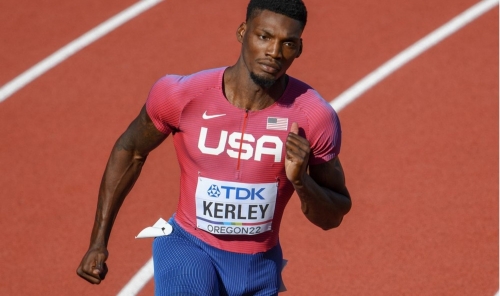 Fred Kerley Withdraws from Grand Slam Track Miami After Arrest on Battery Charge Fred Kerley Withdraws from Grand Slam Track Miami After Arrest on Battery Charge