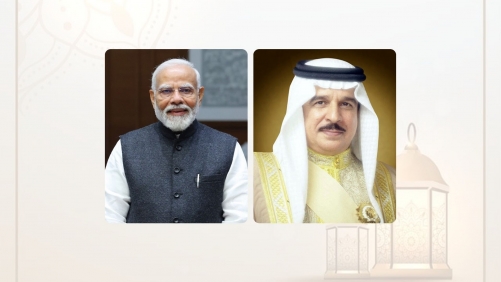 India–Bahrain Leaders Exchange Eid Greetings, Review West Asia Situation