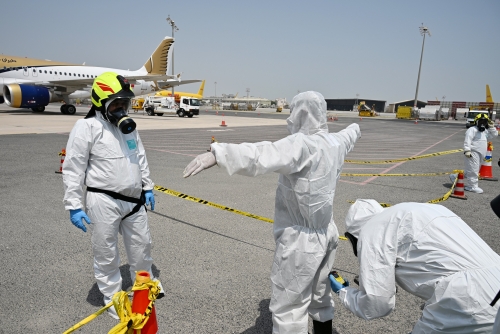 Virtual emergency response drill at airport Virtual emergency response drill at airport