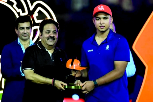 Sooryavanshi sweeps IPL awards, but is too young to drive prize
