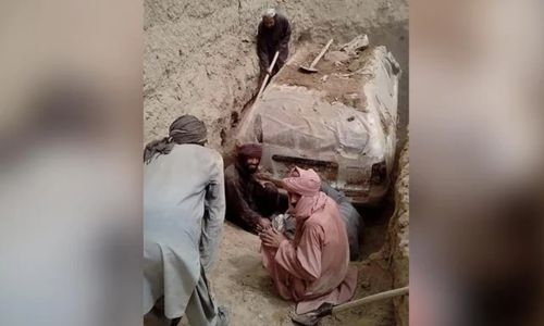 Taliban digs out Toyota car used by its former leader to escape US invasion Taliban digs out Toyota car used by its former leader to escape US invasion