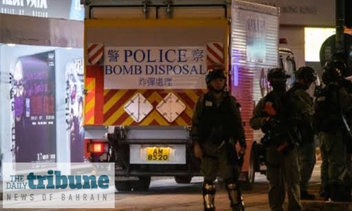 Hong Kong police say bombs left in school grounds defused Hong Kong police say bombs left in school grounds defused