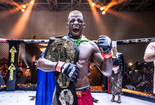 Nkosi Ndebele’s new year resolution has only one item: Regain the BRAVE CF Bantamweight title Nkosi Ndebele’s new year resolution has only one item: Regain the BRAVE CF Bantamweight title