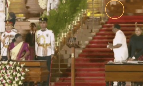 Spotted? Indian police say leopard-like animal at swearing-in was cat