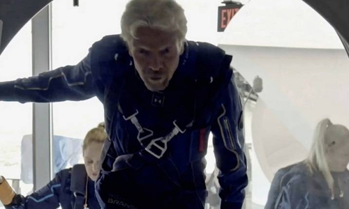 Spaceship carrying Branson reaches space: Virgin Galactic