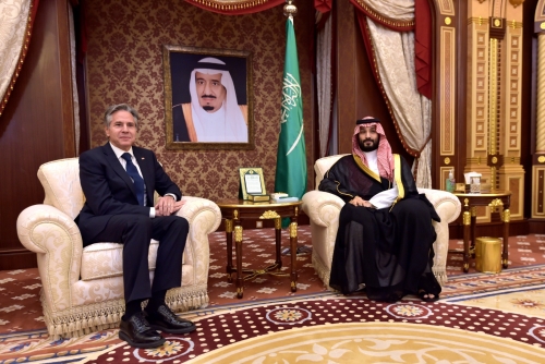 US Secretary of State Antony Blinken discusses human rights with Saudi Arabia's crown prince