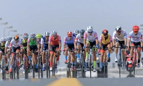 Nasser bin Hamad cycling tour set Nasser bin Hamad cycling tour set