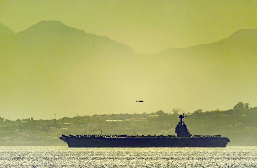 US aircraft carrier enters Mediterranean US aircraft carrier enters Mediterranean