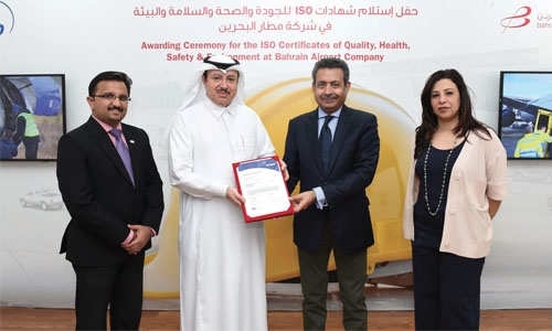 BAC gets 3 ISO certifications